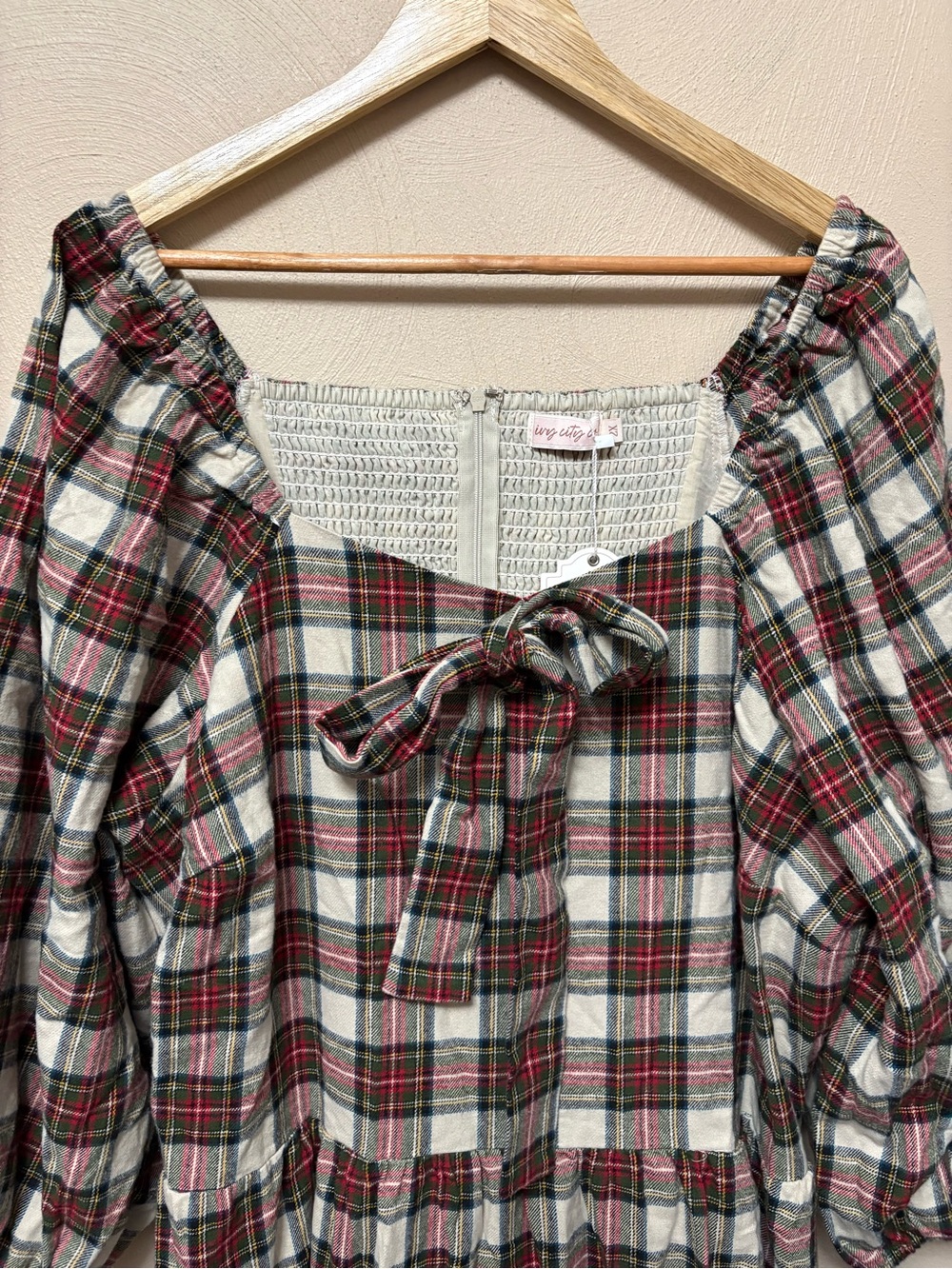 Ivy City Co Merry Dress Holiday Plaid Midi Size 2X NWT New - Picture 7 of 16